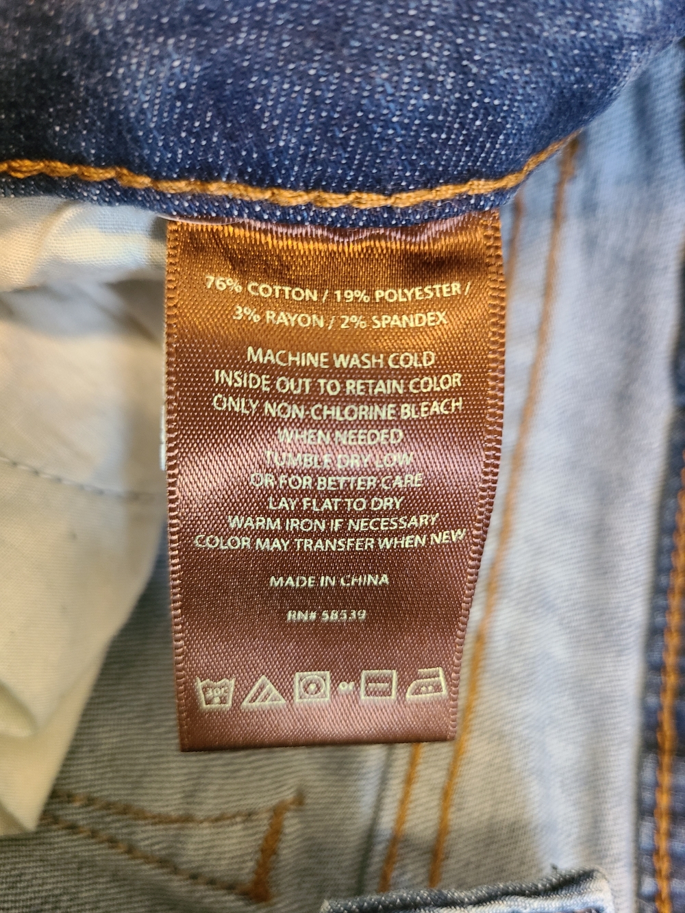 KUT from the Kloth Slim Straight Leg Blue Jeans Size 4 - Picture 4 of 5